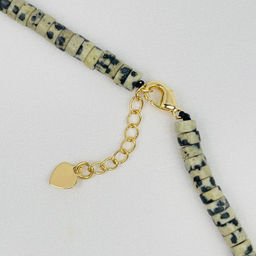 Бусы из перепелиной Яшмы и Агата 40 см +