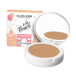 .Alvin Dor A LA FRENCH ALF-03 Пудра тон 04 Sand компактная фиксирующая Eclat Naturel 10g
