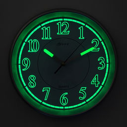 Часы настенные интерьерные «Илони», плавный ход, светящиеся, d=30 см