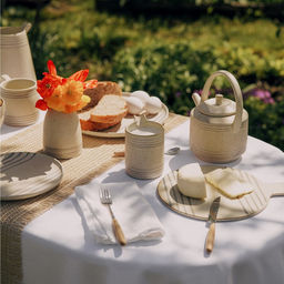 Молочник SL Home «Райяс», 450 мл, керамика, бежевый