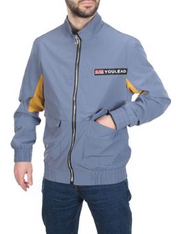 11133 GRAY/BLUE Ветровка мужская Bluoltre (100% полиэстер) - Fashion фото 3