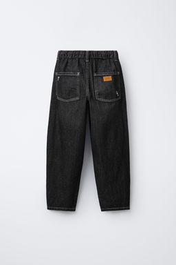 JEANS BAGGY BALLOON / Negro - Zara фото 2