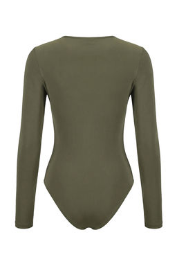 Haki Aksesuar Detayl? Buzgulu Alttan C?tc?tl? Party Body TPRSS26BD00006