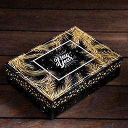 Цена за 5 шт. Подарочная коробка сборная Сияние, 21 х 15 х 5,7 см - UPAK LAND фото 3