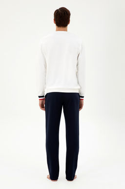 Мужской кремовый пижамный комплект Неожиданная скидка в корзине - U.s. polo assn фото 4