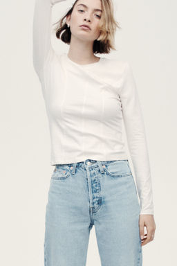 Straight High Waist Ankle Jeans - H&m фото 10