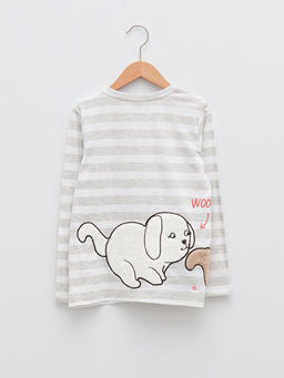 Bisiklet Yaka Nak?? Detayl? Uzun Kollu K?z ?ocuk Ti??rt - Waikiki фото 2