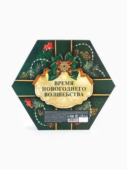 Подарочный набор С новым годом!: чай чёрный, крем-мёд (6 шт.x30 г) - Фабрика счастья фото 3