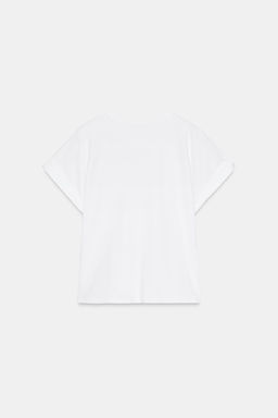 POPLIN POCKET T-SHIRT - Zara фото 9