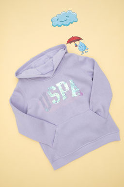 Базовый свитшот Girl Lilac Неожиданная скидка в корзине