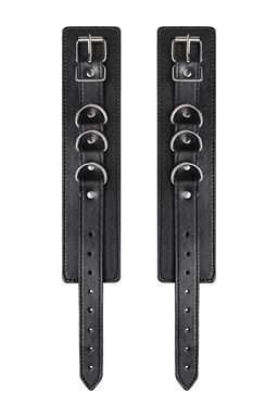 Поножи Anonymo #0153, PU кожа, черные, 26,5 см - Toyfa фото 8