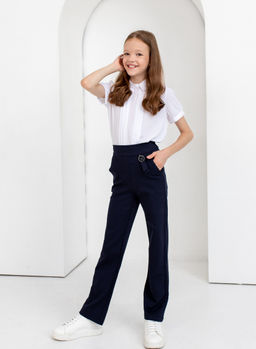 19121(22-27) Брюки школьные для девочки - Kiko фото 2