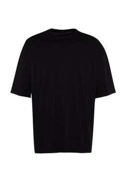 TRENDYOL MAN Lacivert Oversize/Genis Kesim Uzay Bask?l? Etiket Detayl? %100 Pamuklu T-Shirt TMNSS23TS00125 - Trendyolmilla фото 8