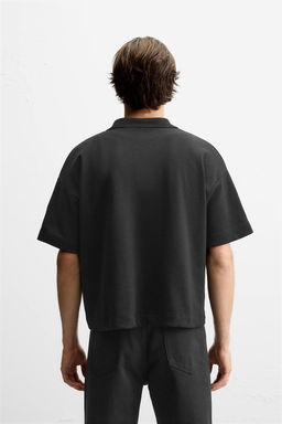 REGULAR FIT INTERLOCK POLO SHIRT - Zara фото 11