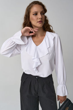 Блузка Мишель (белый) - Эльза фото 12