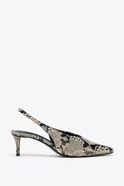 ANIMAL PRINT SLINGBACK SHOES - Zara фото 2