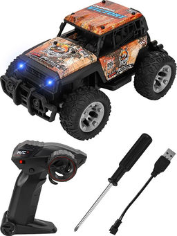 Р/У на аккумул. 27,5*13,5*11см "Внедорожник" (2979680) свет, пульт работает от 2*LR6