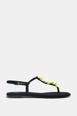 BEADED STRAP SANDALS - Zara фото 15