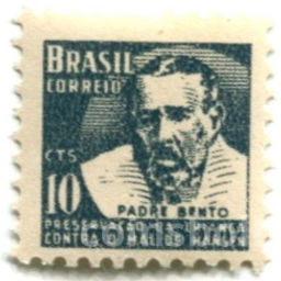 Марка Отец Бенедикт 1962 год Бразилия