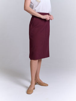 Юбка из костюмной ткани с добавлением шерсти