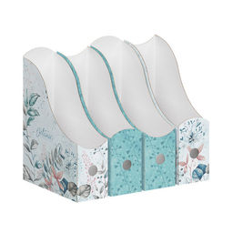 Лотки для бумаг верт., 31*23.5*8.5 см, набор 4 шт., 2 цвета, BOTANIC, шт