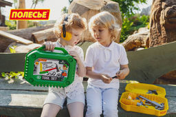 Набор инструментов №20 (32 элемента) (в чемоданчике) - Полесье фото 7