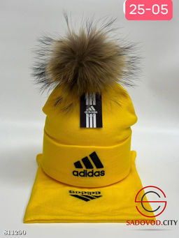 Комплект 2в1, включает шапку и снуд - Bruno фото 10