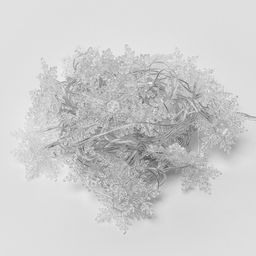 ULD-S0700-050/DTA WHITE IP20 SNOWFLAKES-1 Гирлянда светодиодная с контроллером Снежинки-1, 50 светодиодов, 7 м, белая,IP20, провод прозрачный - Volpe фото 4