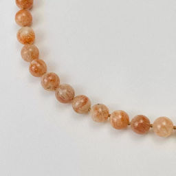 Бусы из камня Солнечный камень (Индия) 50 см +