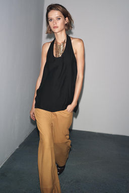 ZW COLLECTION FLOWING HALTER TOP