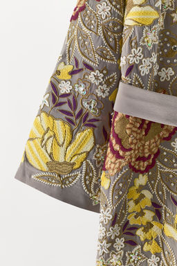 KIMONO BORDADOS FLORES ABALORIOS LIMITED EDITION / Multicolor - Zara фото 7