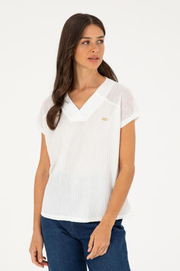 U. S. Polo Assn / Женская футболка цвета экрю