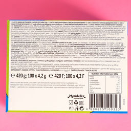 Цена за 100 шт. Жевательная резинка Love is Банан и клубника, 4.2 г