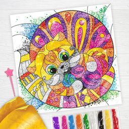 Набор для творчества. Фреска песком Кот - Школа талантов фото 2