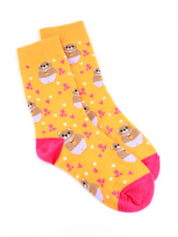 Носки р.35-40 Cute Animals Мишка с кружкой - Krumpy фото 4