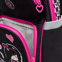 RAn-588-2 Рюкзак школьный с чехлом для мелочей - Grizzly фото 35