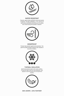 METALLIC WATER-RESISTANT AND WINDPROOF FEATHER DOWN PUFFER JACKET RECCO® SYSTEM SKI COLLECTION - Zara фото 14