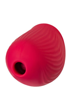 Вакуум-волновой стимулятор клитора Qli by Flovetta Birdie, силикон, красный, 6,3 см