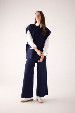 Relax Fit Rahat Kal?p Basic Duz Casual Triko Pantolon