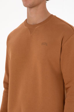 Erkek Camel Basic Sweatshirt - U.s. polo assn фото 7