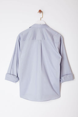 TRENDYOL MAN Limited Edition Gri Oversize Fit Cep Detayl? %100 Pamuk Gomlek TMNAW25GO00019 - Trendyolmilla фото 7