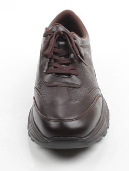 03-23192 BROWN Кроссовки мужские (натуральная кожа)