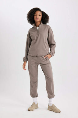 DeFactoFit Спортивная толстовка стандартного кроя с воротником-стойкой  фото 2