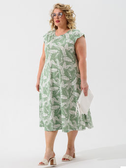 Платье 100% хлопок "Розовое лето"