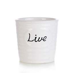 Кашпо 7,5 см / 1518 /уп 12/120/белое - ГалеонТрейд фото 9