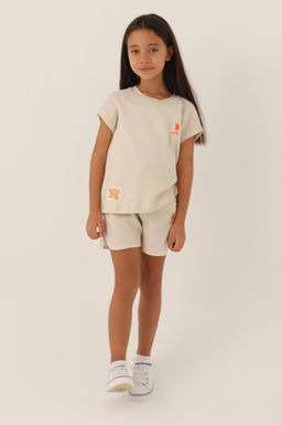 K_z _ocuk Bej Pijama Tak_m_ Sepette S_rpriz _ndirim - U.s. polo assn фото 3