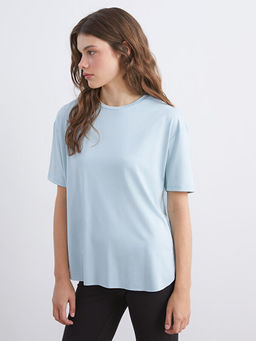 Bisiklet Yaka Kad?n Spor Ti??rt