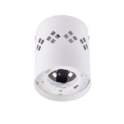 DLC-S616 GX53 WHITE Светильник декоративный накладной, серия Sotto. Без лампы, цоколь GX53. Доп. светодиодная подсветка 3Вт. Металл. Белый. TM Fametto