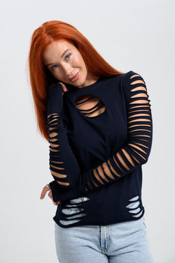 7476 Лонгслив женский