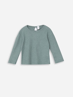 Bisiklet Yaka Basic K?z Bebek Ti??rt ve Pantolon 2li Tak?m - Waikiki фото 6